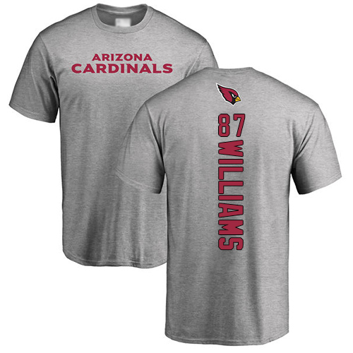 Arizona Cardinals Men Ash Maxx Williams Backer NFL Football #87 T Shirt->nfl t-shirts->Sports Accessory